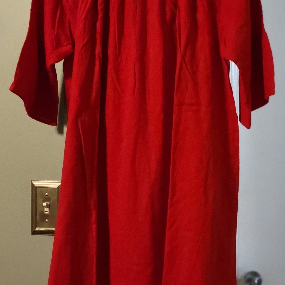Women's Appleseed petite medium red dress